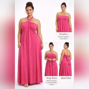 ✨️Nwt Concepts New York Convertible Maxi Dress Skirt Soft Jersey Tee Feel 8 Ways